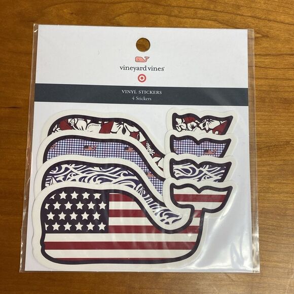 Vineyard Vines Assorted Whale Stickers - 19 Total - Picture 2 of 7